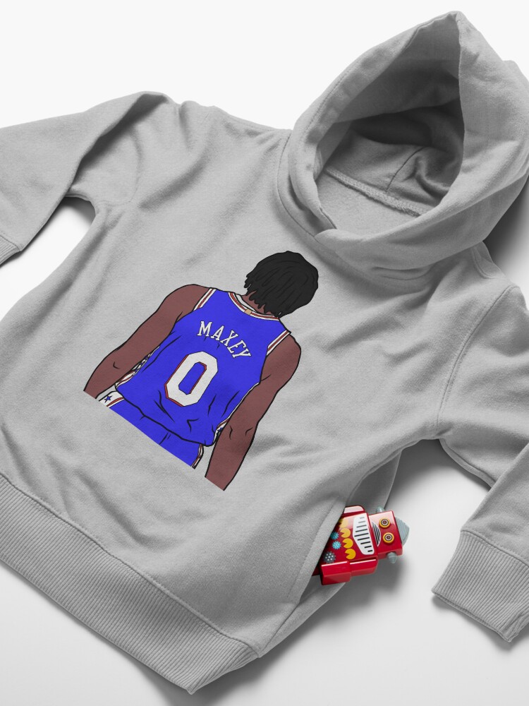 Alternate view of Tyrese Maxey Back-To Toddler Pullover Hoodie