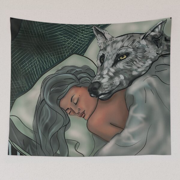 Item preview, Sleeping with the Wolf designed and sold by JoannaM62.
