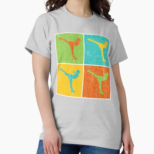 Item preview, Lady Figure Skater Pop Art Style Graphic designed and sold by webdango.