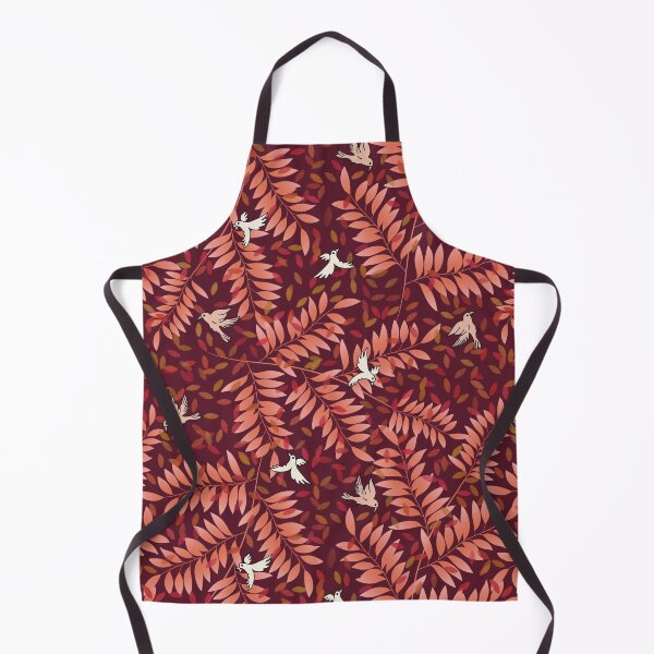 Item preview, Birds in Fall Garden - Red designed and sold by JaselviiStudio.
