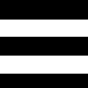 Artwork thumbnail, Black and white modern stripe pattern by HEVIFineart