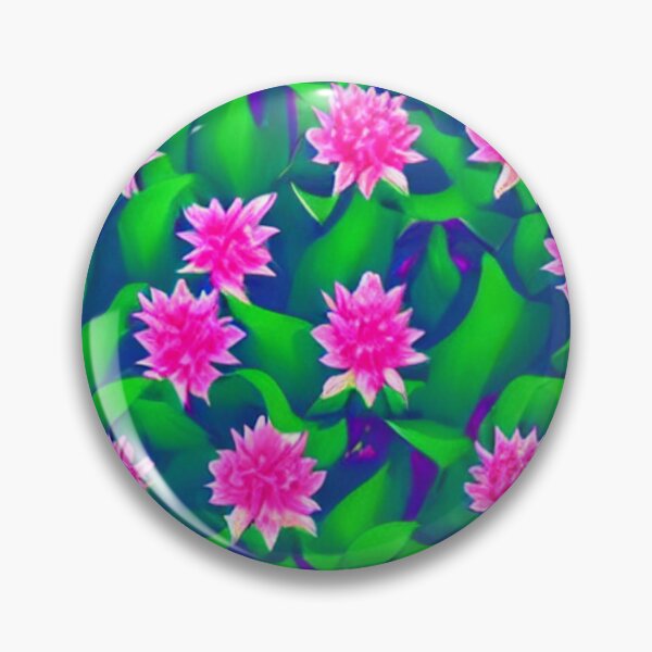 Item preview, Patterns of pink flowers and green leaves designed and sold by ArteEterno.