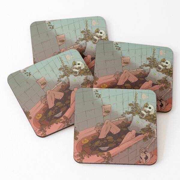 Item preview, Skeleton On Bathroom designed and sold by edwardreeve.