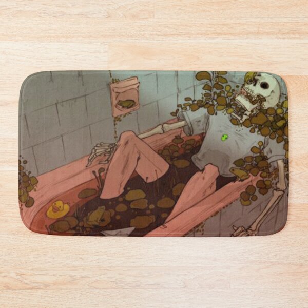 Item preview, Skeleton On Bathroom designed and sold by edwardreeve.
