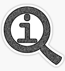 QI episodes A - N Sticker