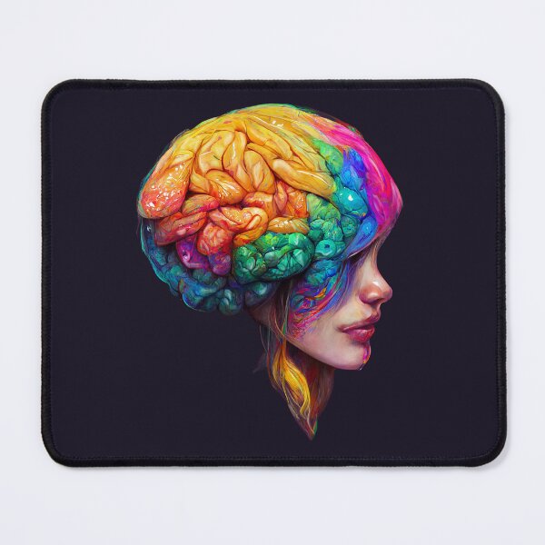 Item preview, Creative Colourful Human Brain designed and sold by Bondoboxy.