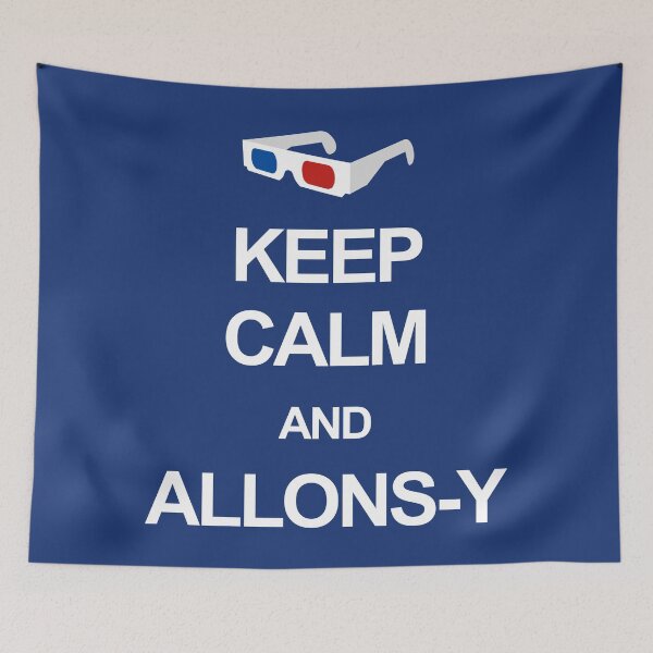 Item preview, Keep calm and allons-y designed and sold by clockworkheart.