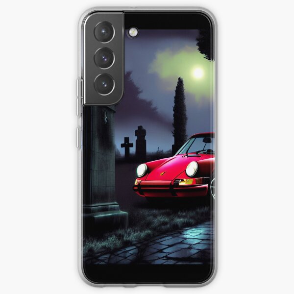 Porsche in a graveyard Samsung Galaxy Soft Case