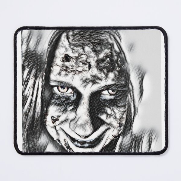 Item preview, Possessed Smile In Black & White designed and sold by Namsus-Printing.