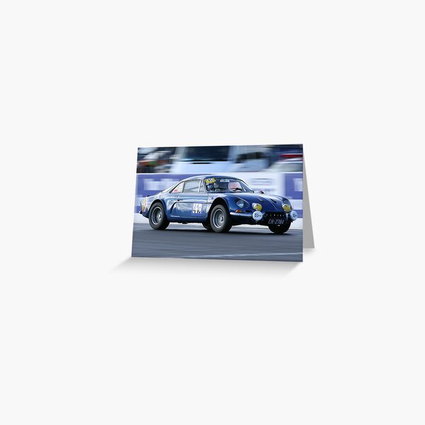 Blue Flash II Greeting Card