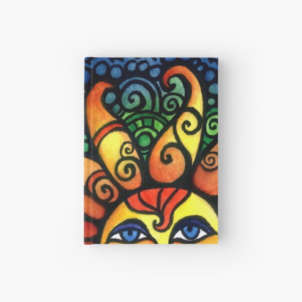 Colorful Rising Summer Sun Hardcover Journal