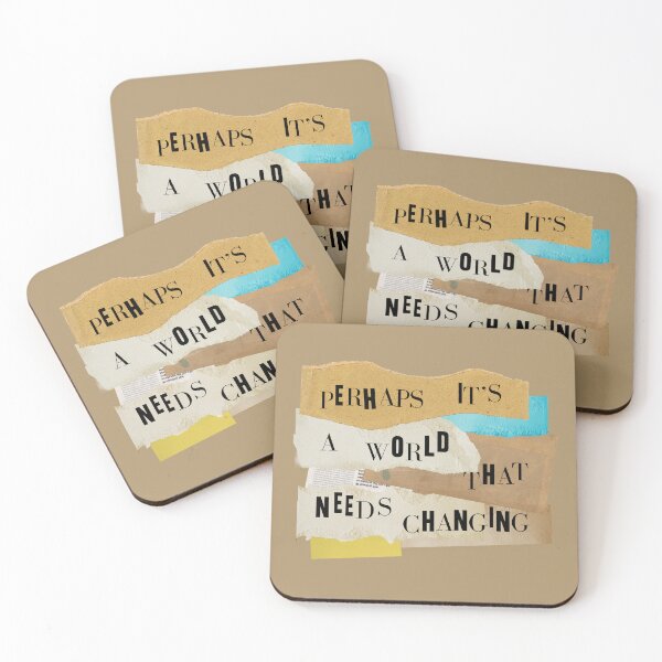 Item preview, perhaps it's a world that needs changing enola holmes quote designed and sold by Moonlight-tree.