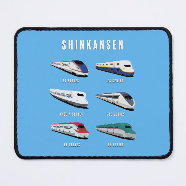 Item preview, Japanese Shinkansen Bullet Trains Artwork  designed and sold by JonesyDave.