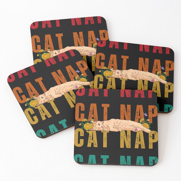 Item preview, Cat Nap- black background  designed and sold by Jesanns.