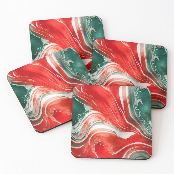Item preview, Dreaming of Italy Patriotic Red White and Green Ink Design  designed and sold by ClairesPatterns.