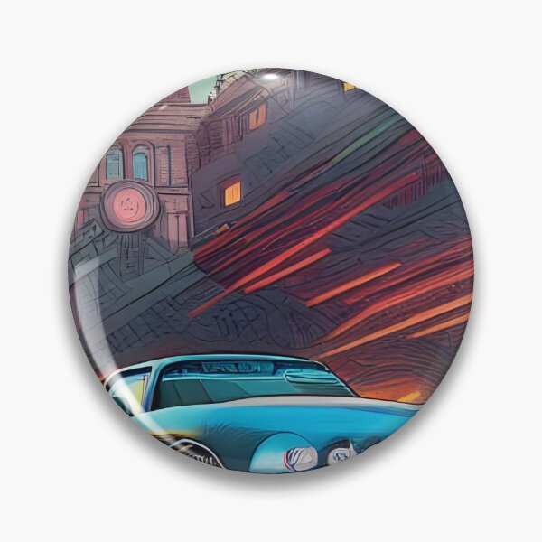 Item preview, Car on the road, comic style designed and sold by REALDesign-Shop.