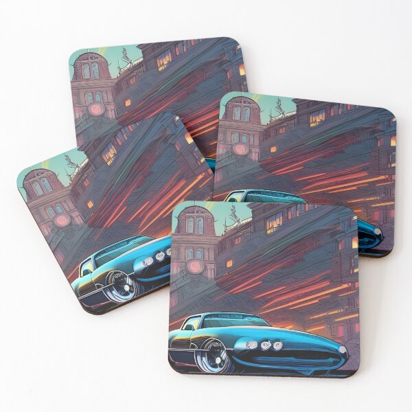 Item preview, Car on the road, comic style designed and sold by REALDesign-Shop.