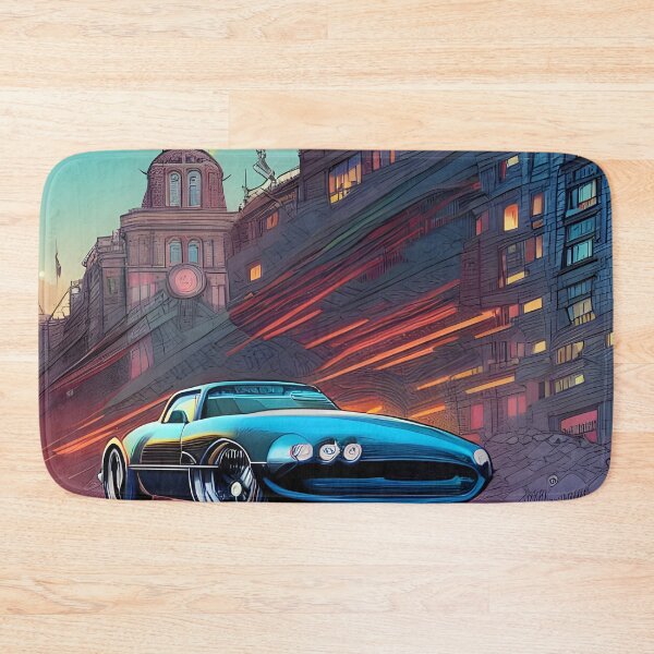 Item preview, Car on the road, comic style designed and sold by REALDesign-Shop.