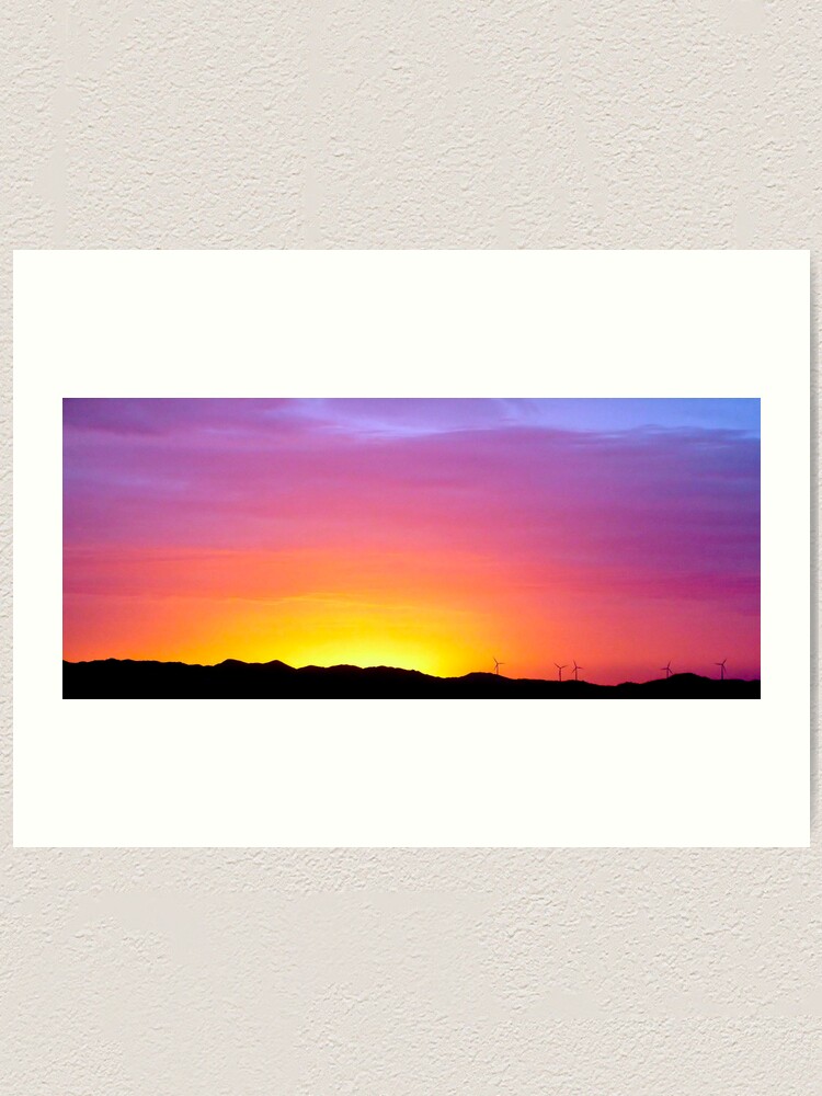 Alternate view of Sunset at Albany Art Print