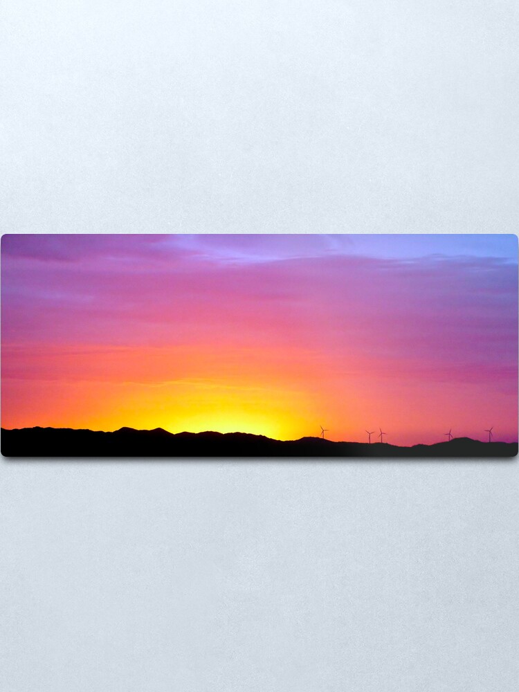 Alternate view of Sunset at Albany Metal Print