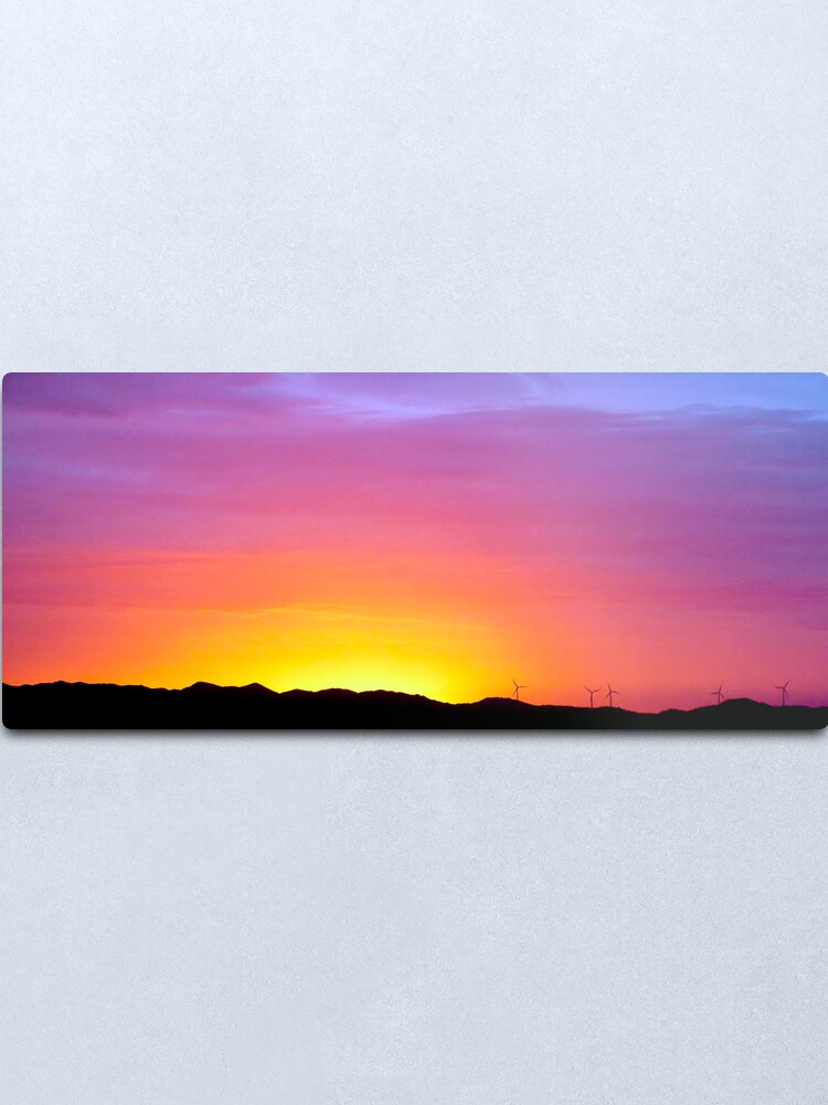 Alternate view of Sunset at Albany Metal Print
