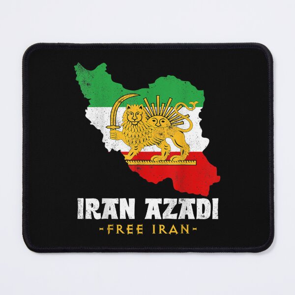 Item preview, Iran Flag Be Voice of Iran Map Lion Sun Sword Free Iran Revolution T-Shirt designed and sold by OnlyouO.
