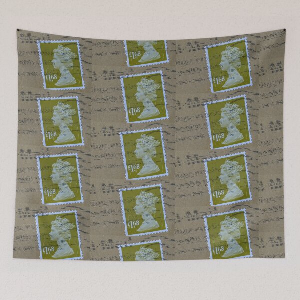 Artikelvorschau, Stempel mit Queen Elizabeth II entworfen und verkauft von Gentle40Winks.