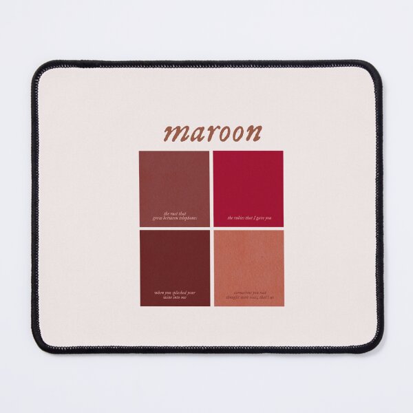 Item preview, maroon lyric color palette / graphic design designed and sold by viviennesworld.