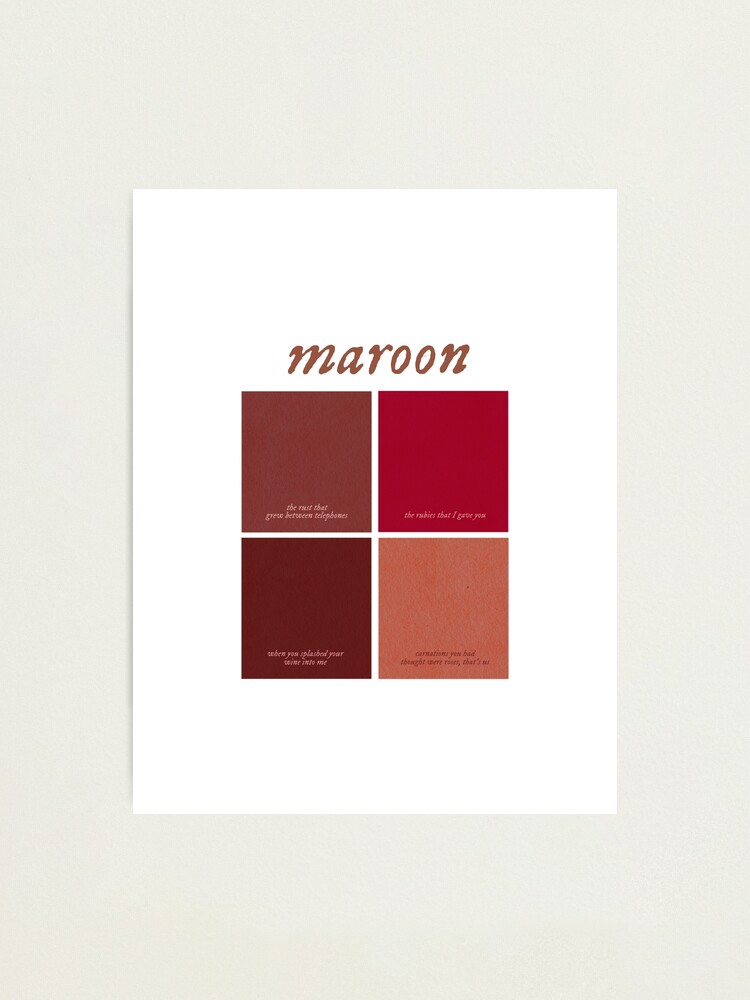 maroon color  Color Palette Ideas