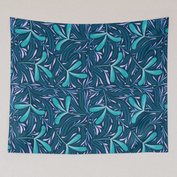 Item preview, Trillium Flower - Turquoise designed and sold by JaselviiStudio.