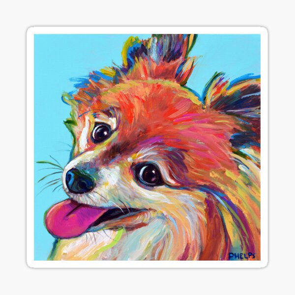 Adorable Pomeranian Sticker