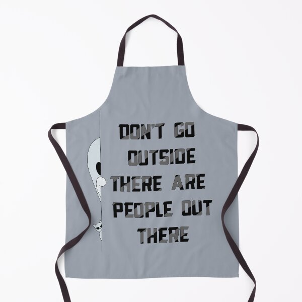 Item preview, Don’t Go Outside There Are People Out There (vintage black) designed and sold by TheFoxyWolfShop.