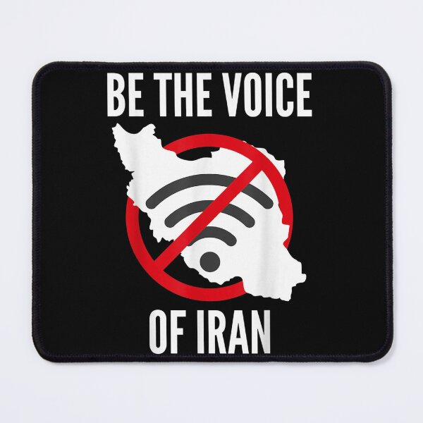 Item preview, Be Voice of Iran, no wifi symbol, Iran map, Iranian Protest T-Shirt designed and sold by OnlyouO.