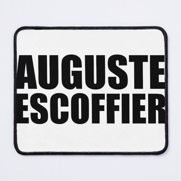 Item preview, AUGUSTE ESCOFFIER brigade de cuisine, kitchen brigade system Funny Design designed and sold by PuddleMart.