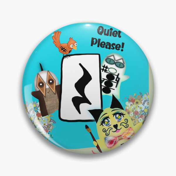 Item preview, Quiet Please! designed and sold by Coccinotes.
