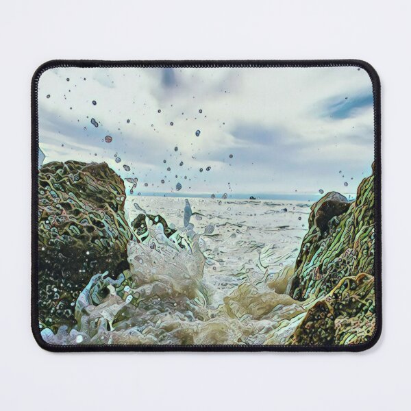 Item preview, Splash - Greenish Glow - Ocean designed and sold by MistyMorningsOR.