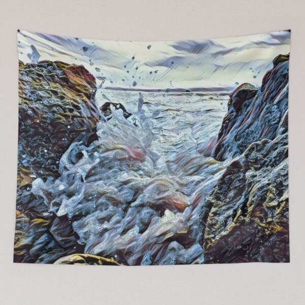 Item preview, Splashing Surf - Ocean designed and sold by MistyMorningsOR.