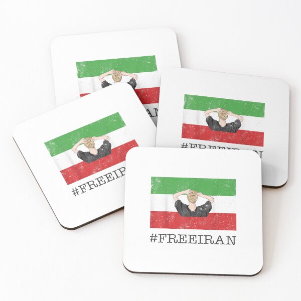 Item preview, New Iranian Flag No Hijab Female Fist Support Women of Iran T-Shirt designed and sold by OnlyouO.