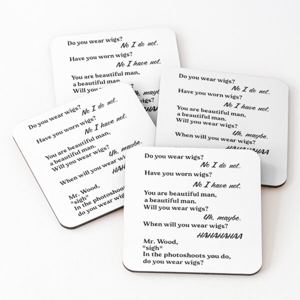Item preview, Do You Wear Wigs Script Conversation designed and sold by Big Twelve.