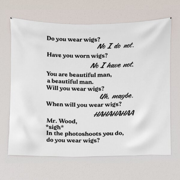 Item preview, Do You Wear Wigs Script Conversation designed and sold by Big Twelve.