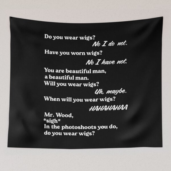 Item preview, Do You Wear Wigs Script Conversation designed and sold by Big Twelve.