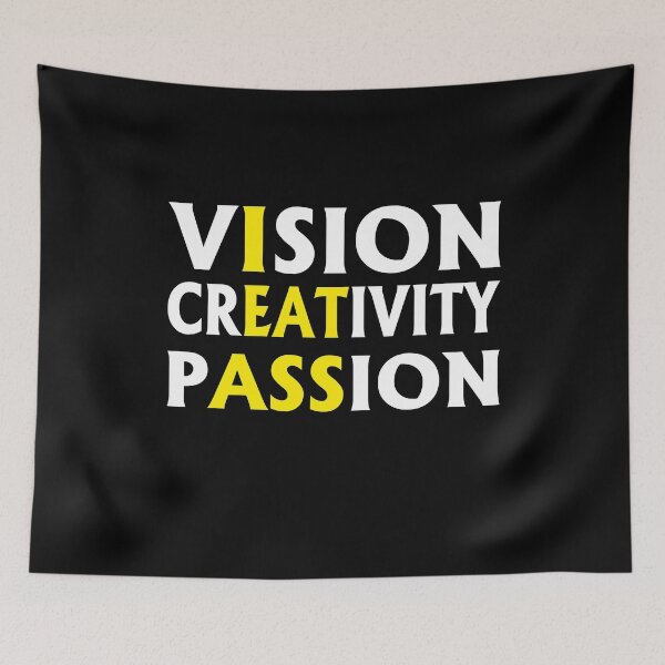 Item preview, Vision Creativity Passion Funny Humor designed and sold by Tatus Brinal.