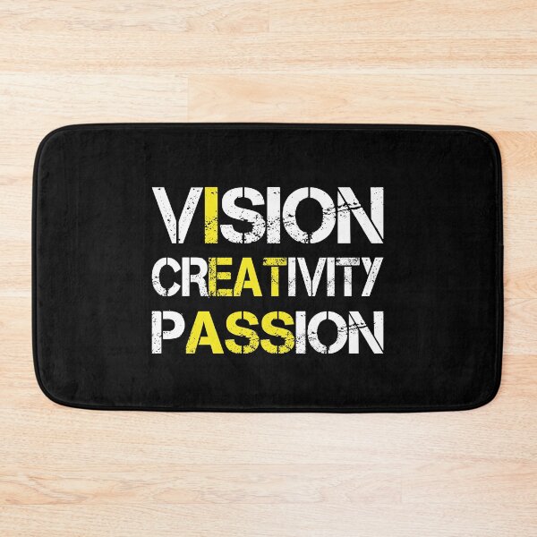 Item preview, Vision Creativity Passion Cool Saying Quote designed and sold by Tatus Brinal.