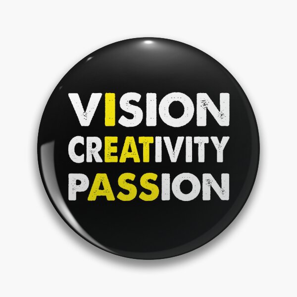 Item preview, Funny Vision Creativity Passion Cool Saying Quote designed and sold by Tatus Brinal.