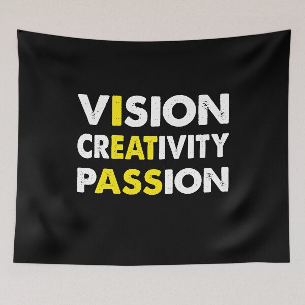 Item preview, Funny Vision Creativity Passion Cool Saying Quote designed and sold by Tatus Brinal.