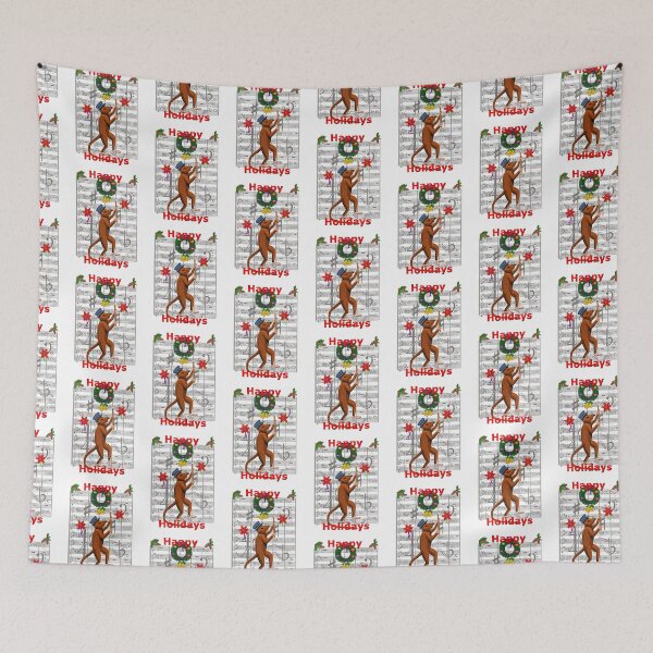 Item preview, Holiday Conductor Mouse with Music Score designed and sold by VerdeDoodleDuck.