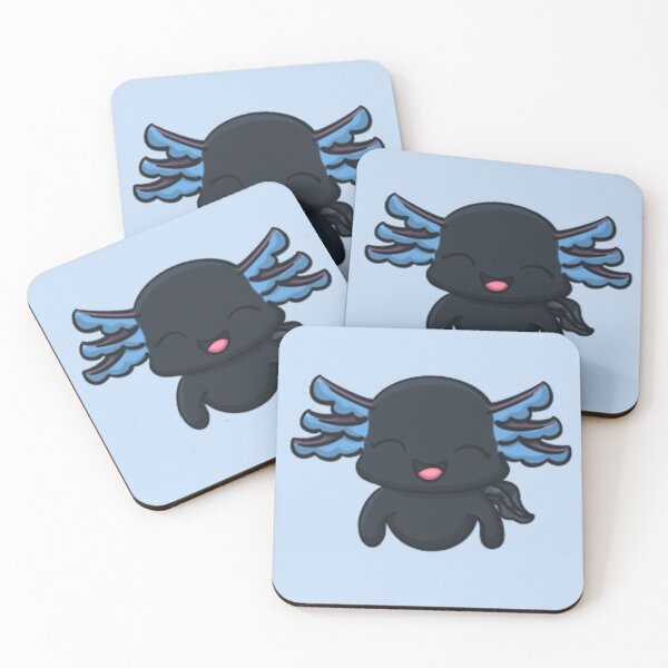 Item preview, Melanoid Axolotl Cheerful  designed and sold by NLDStudios.