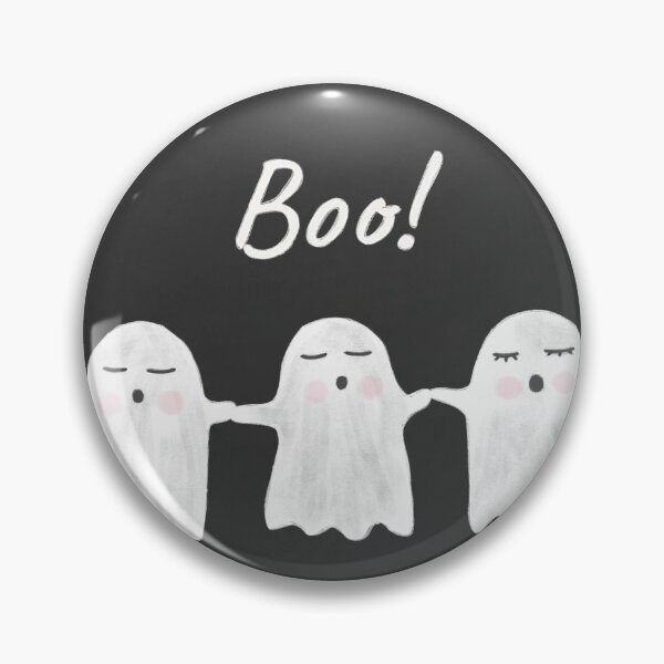Item preview, Halloween - Three ghosts singing (black paper background) designed and sold by TheMirwoForest.