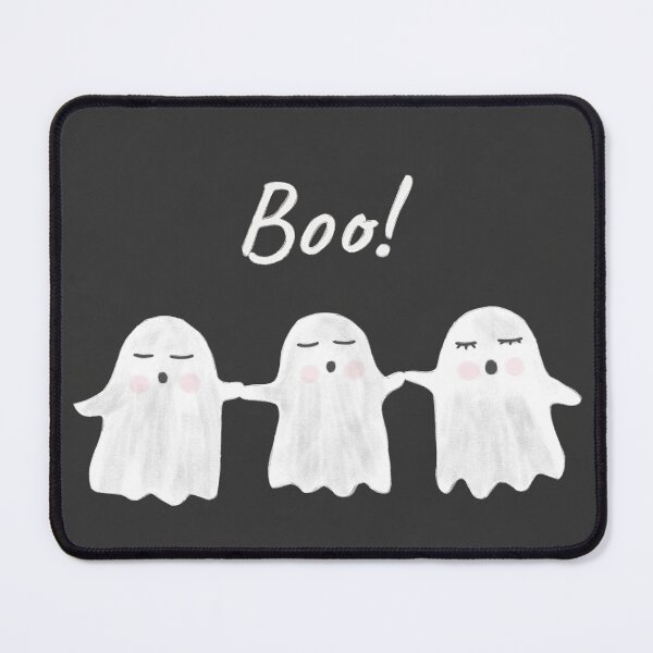 Item preview, Halloween - Three ghosts singing (black paper background) designed and sold by TheMirwoForest.