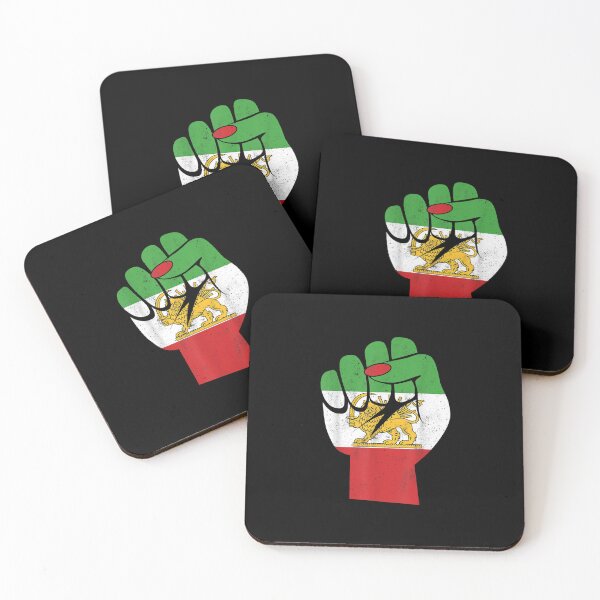 Item preview, Iranian Flag Female Fist Support Women of Iran LION SUN FLAG T-Shirt designed and sold by OnlyouO.